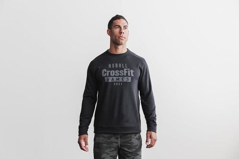 Black Nobull Crossfit Games<Sup>®</Sup> 2021 Crew Men\'s Hoodie | CA N1559W